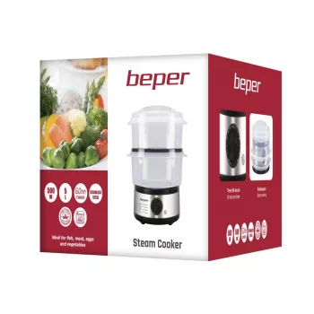 Beper BC.261 máquina de fazer pão 550W 12 programas 900g aço inoxidável