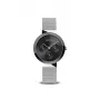 Relógio de quartzo unissexo BERING Classic Collection 41mm aço inoxidável malha Milanese mostrador azul 35036-002