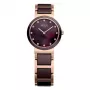 Bering relógio de mulher Classic 11422-765 - 22mm aço inoxidável dourado rosa mesh