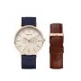 Relógio de homem BERING 14240-864 40mm mostrador azul malha milanesa azul