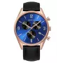 Relógio de homem Bering Classic Minimalist de quartzo 10542-567 42 mm ouro rosa marrom