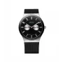 Relógio de homem BERING 32139-202 Classic Collection 39mm quartzo malha de aço inoxidável mostrador preto