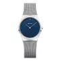 BERING Relógio de mulher 12130-007 Quartzo analógico 30mm Aço inoxidável malha prateada