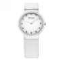 Bering relógio de senhora de quartzo Classic 10729-854 27mm mostrador azul bracelete de malha milanesa de aço inoxidável