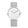 Relógio de quartzo BERING mulher Classic 14937-104 37mm prateado aço inoxidável