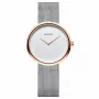 Relógio de quartzo BERING Classic para mulher 33 mm ouro rosa 14333-064