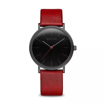 Relógio de quartzo de mulher BERING Classic 36 mm ouro rosa aço inoxidável 13436-622