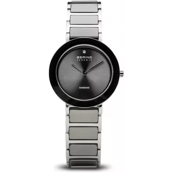 BERING Relógio de mulher 11429CHARITY2 29 mm malha de aço inoxidável mostrador azul quartzo