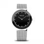 BERING Relógio de mulher 11435-002 Classic quartzo analógico 33mm aço inoxidável prateado