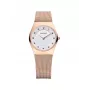 BERING Relógio de mulher 11927-366-1 27 mm ouro rosa aço inoxidável bracelete milanesa