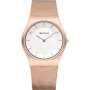 Relógio de mulher BERING 11930-366 (30 mm) - malha de aço inoxidável ouro rosa