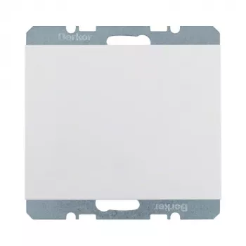 Tampa cega Berker 1045 70 09 K.1 branco polar com peça central