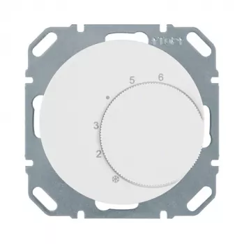 Termostato de ambiente Berker 20262089 com contacto de comutação, branco polar, encastrar