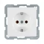 Berker 41436089 Tomada Schuko branco polar velvet