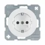 Berker 47232089 tomada SCHUKO (tipo F), branco polar brilhante, 16 A 250 V, encastrar, para séries R.1/R.3/R.7