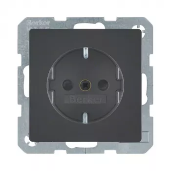 Berker 47236086 Tomada SCHUKO Q.1/Q.3 antracite veludo