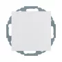 Tomada Schuko Berker 47448989 com tampa basculante, branco polar brilhante, IP44 – 1 tomada