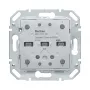Módulo sensor tátil KNX Berker 80142170 de 2 canais com acoplador de bus integrado, branco polar brilhante