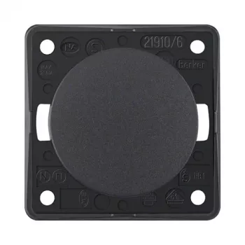 Berker B.Mobil Interruptor de tecla 1 polo/comutador 10A 250V AC Antracite