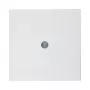 Berker Placa central para saída de cabo, branco polar (55x55mm, IP20, encastrar) - 10198989