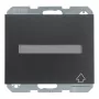 Berker K.1 Tomada SCHUKO com tampa basculante, proteção reforçada contra contacto, antracite mate