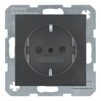 Berker S.1 Tomada Schuko antracite, Type F 16A 250V