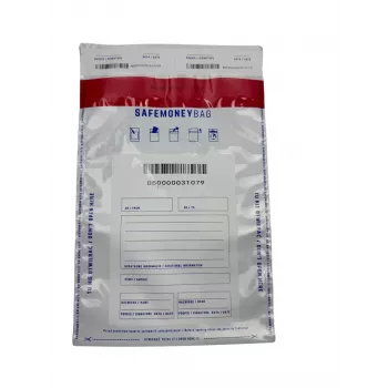 Envelopes de segurança para depósito BESTPAK SAFEMONEYBAG Transparente B5 190x260+35 mm 100 unidades