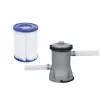 Bestway Fast Set Piscina 457 x 84 cm (15 ft) Piscina redonda insuflável com bomba de filtro, capacidade de 11016 L, revestimento DuraPlus, Prismatic Stone Print