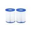 Bestway Flowclear cartucho de filtro de substituição tipo II pack de 2 para piscinas desmontáveis 58094