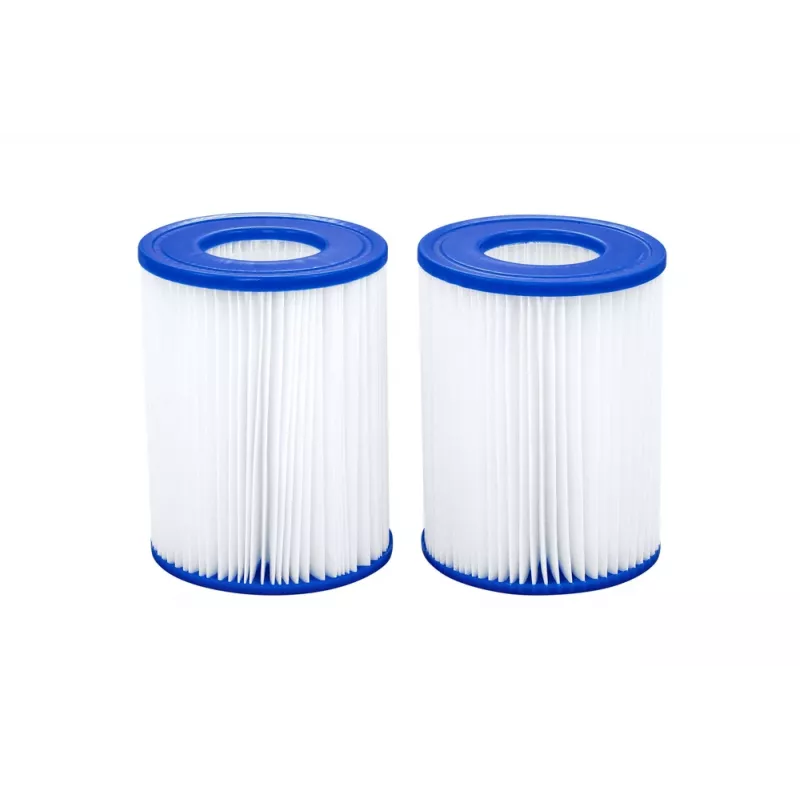 Bestway Flowclear cartucho de filtro de substituição tipo II pack de 2 para piscinas desmontáveis 58094