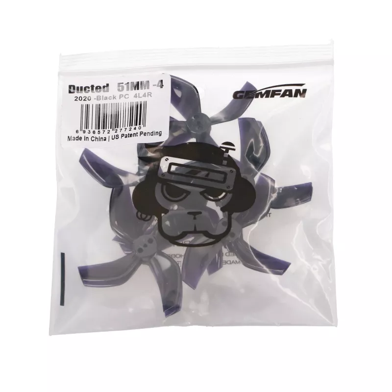 BETAFPV Gemfan 2020 Hélices de drone de quatro pás Preto, 8 unid.