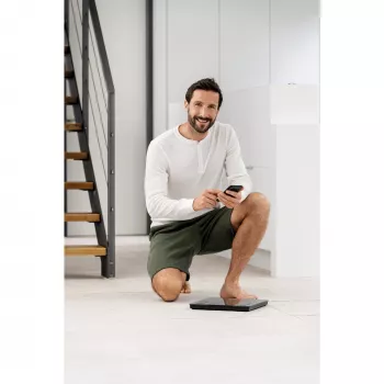Beurer BF 500 Super Black Edition balança de diagnóstico com Bluetooth