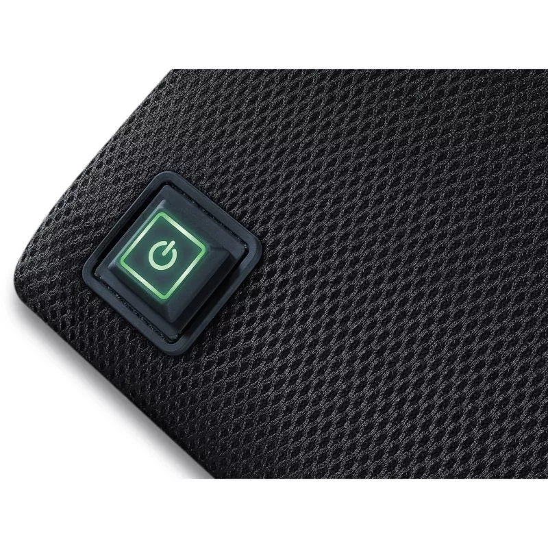 Beurer HK 70 apoio de costas com calor, almofada térmica cinzento, 36 x 29 cm