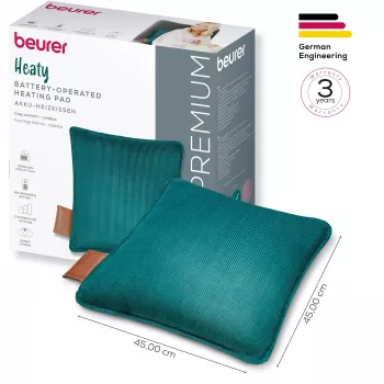 Beurer HK 77 Heaty Celestial Green almofada térmica com capa de cabo (20078)