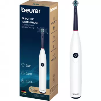 Beurer TB 15 Green Planet escova de dentes elétrica branca sónica cabeça redonda 3 programas 2 cabeças de escova 104,92