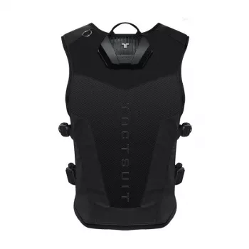 Colete háptico bHaptics TactSuit Air Onyx com 40 motores de vibração, Bluetooth, USB-C, malha respirável, preto
