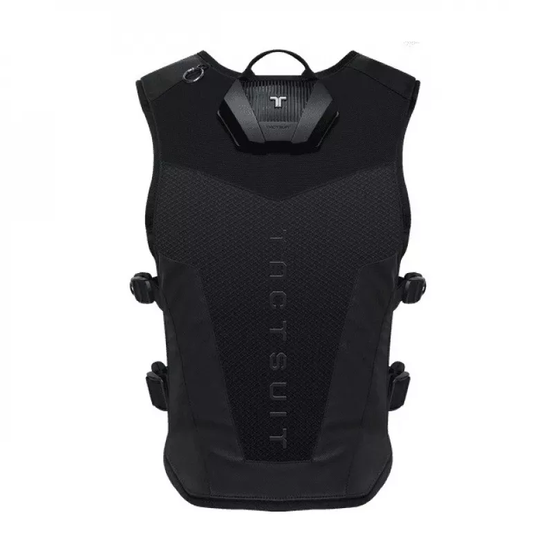 Colete háptico bHaptics TactSuit Air Onyx com 40 motores de vibração, Bluetooth, USB-C, malha respirável, preto
