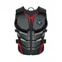 Colete háptico bHaptics TactSuit Air Onyx com 40 motores de vibração, Bluetooth, USB-C, malha respirável, preto
