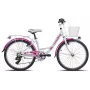 BICYCLE MTB 24 18G GIRL STEEL - Bicicleta de montanha 24 polegadas para rapariga, 18 velocidades, quadro de aço, suspensão frontal, travões V
