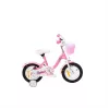 Bicicleta MTB para raparigas 12 polegadas Bimbo Bike Rosa/Branco