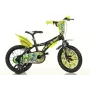 Bicicleta infantil BIKE 16 DINO T-REX 16 polegadas verde preto laranja