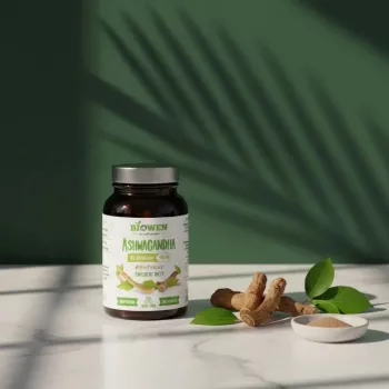BIOWEN Ashwagandha – suplemento alimentar para pessoas – 120 cápsulas