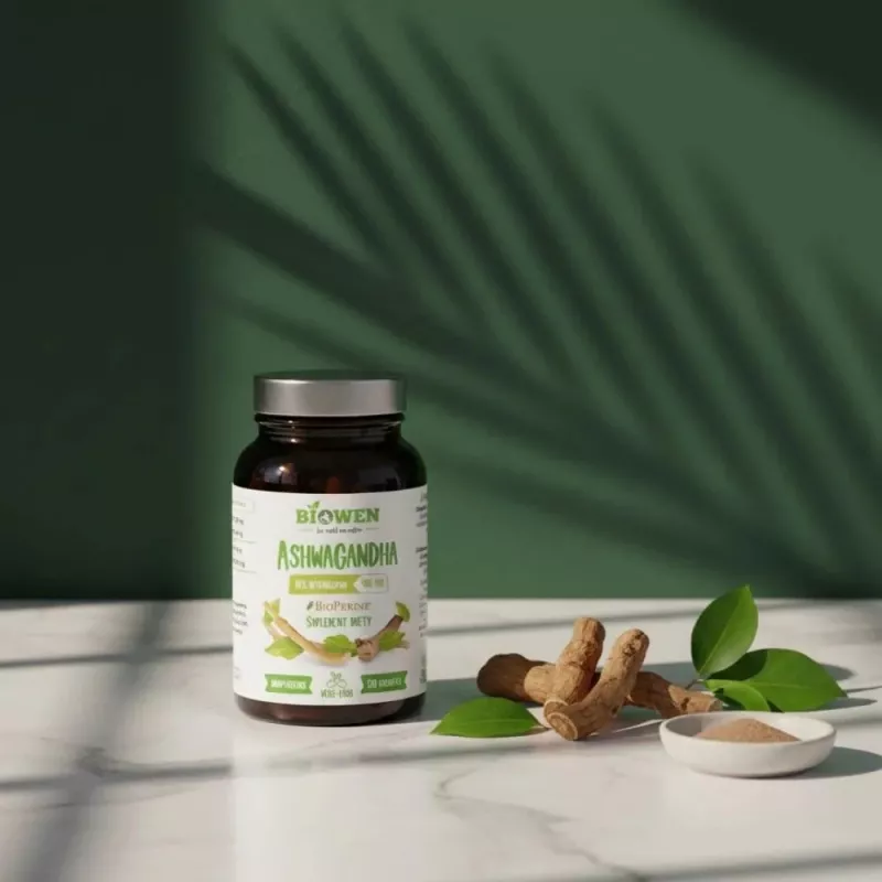 BIOWEN Ashwagandha – suplemento alimentar para pessoas – 120 cápsulas