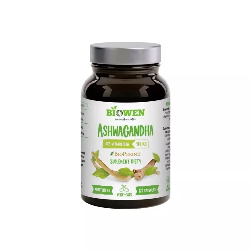 BIOWEN Ashwagandha – suplemento alimentar para pessoas – 120 cápsulas