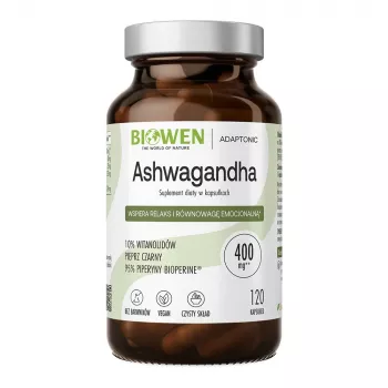 BIOWEN Ashwagandha – suplemento alimentar para pessoas – 120 cápsulas