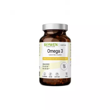 BIOWEN Ómega 3 - 660 mg EPA, 440 mg DHA – suplemento alimentar para pessoas – 90 cápsulas