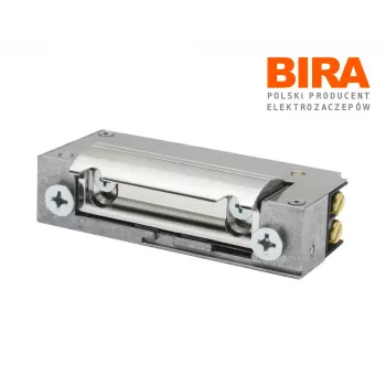 Abridor de porta elétrico BIRA HARTTE XS12UW série XS (R5) 12V AC/DC com botão de libertação