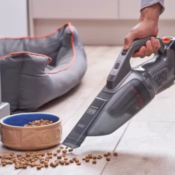 Aspirador de mão para automóvel BLACK+DECKER BCHV001C1 Powerconnect 12V, 0,56L sem saco, preto/cinzento/laranja