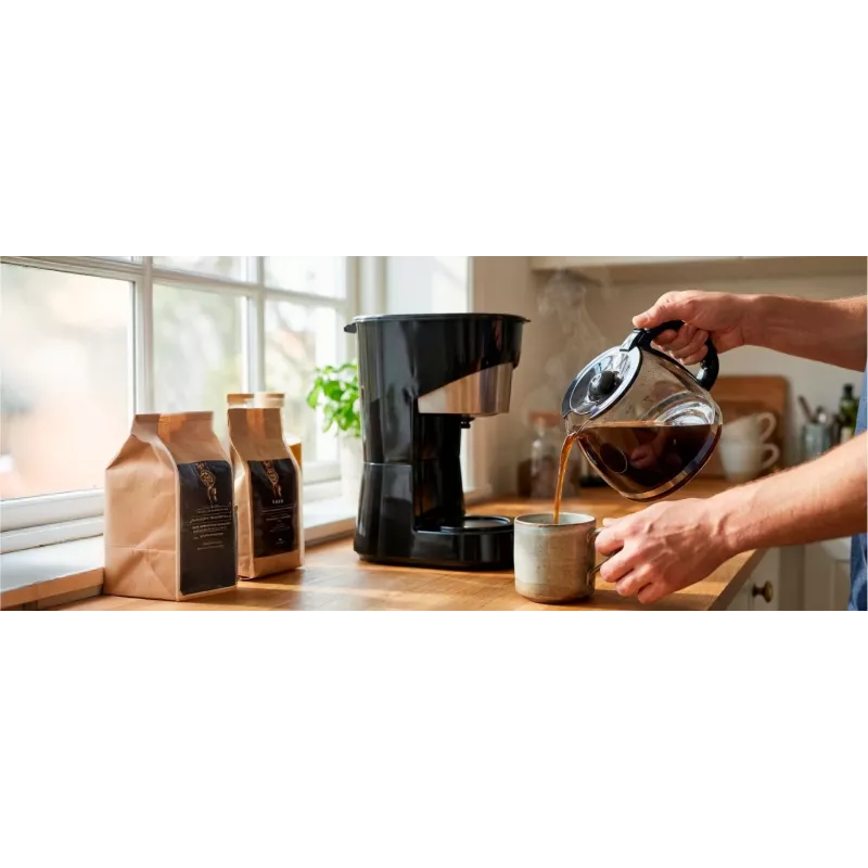 Máquina de café de filtro BLACK+DECKER BXCO1001E 1000 W 12 chávenas, 1,5 L, preta
