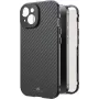 Black Rock Cover 360° vidro para Apple iPhone 15, fibra de carbono verdadeira 00221252